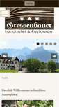 Mobile Screenshot of landhotel-gressenbauer.at